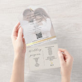 Eco-Friendly Wedding Program All In One Invitation オールインワン招待状 (貼ってはがせる)