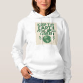 Eco Friendly Women's Hoodie パーカ (正面)