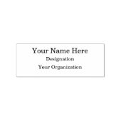 Eco-Friendly Wood Handle | Classic Design ラバースタンプ (インプリント)