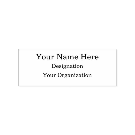 Eco-Friendly Wood Handle | Classic Design ラバースタンプ (インプリント)