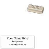 Eco-Friendly Wood Handle | Classic Design ラバースタンプ (押印)