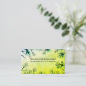 Eco-Growth Business Card 名刺 (スタンド正面)