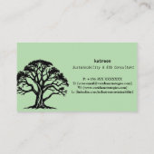 Eco-Growth Business Card 名刺 (裏面)