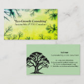 Eco-Growth Business Card 名刺 (正面/裏面)