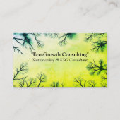 Eco-Growth Business Card 名刺 (正面)