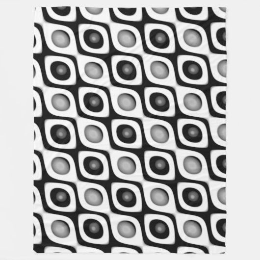 Eco Sphere 8k Seamless Pattern Blanket フリースブランケット (正面)