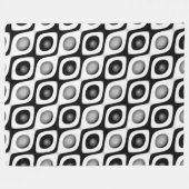 Eco Sphere 8k Seamless Pattern Blanket フリースブランケット (正面(横))