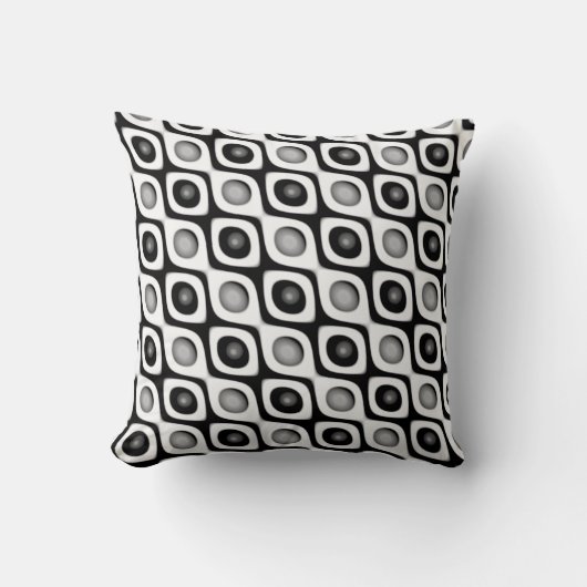 Eco Sphere 8k Seamless Pattern Throw Pillow クッション (正面)