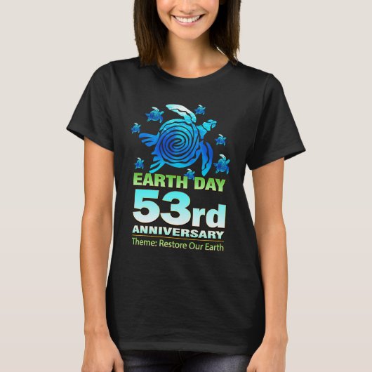 Eco Teachers Earth Day 2023 Restore Our Earth Tシャツ (正面)
