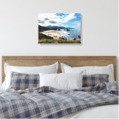 Ecola州ビーチ、または キャンバスプリント (インサイチュ (寝室))