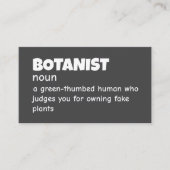 Ecologist Plant Definition Card 名刺 (正面)