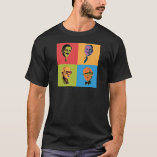 EconのTシャツ- Mises、Hayek、Rothbard、フリードマン Tシャツ