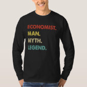 Economist Man Myth Legend  1 Tシャツ (正面)