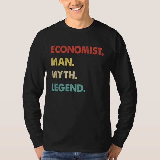 Economist Man Myth Legend  1 Tシャツ (正面)