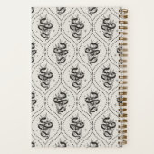 Ecru | Botanical Snake Personalized ノートブック (裏面)