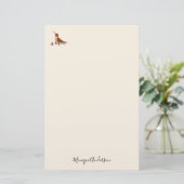Ecru Hummingbird Stationery Paper 便箋 (スタンド正面)