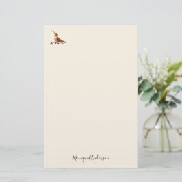 Ecru Hummingbird Stationery Paper 便箋
