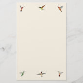 Ecru Hummingbird Stationery Paper 便箋 (正面)