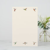 Ecru Hummingbird Stationery Paper 便箋 (スタンド正面)