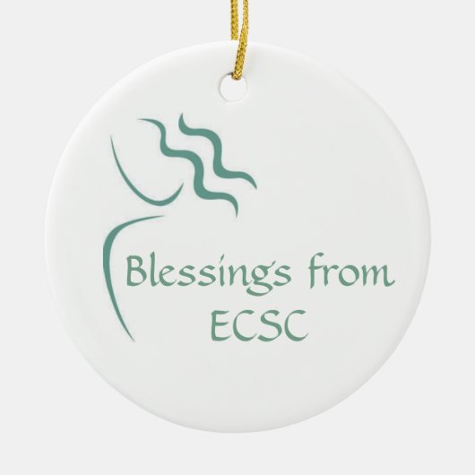ECSCのオーナメント セラミックオーナメント (正面)