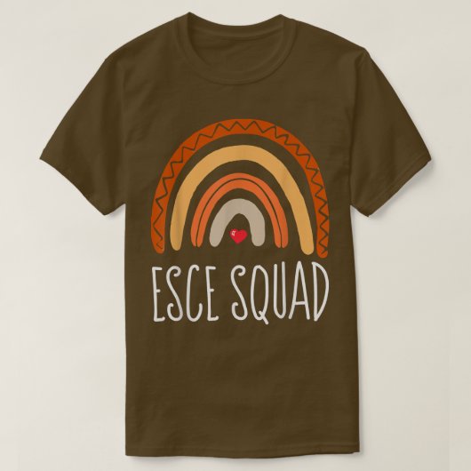 ECSE Squad Early Childhood Special Education Teach Tシャツ (デザイン正面)