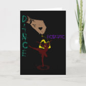 Ecstatic Dance Llerina Dancer In A Tutu Freestyle  カード (正面)