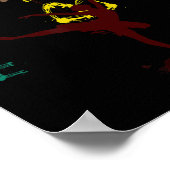 Ecstatic Dance Llerina Dancer In A Tutu Freestyle  ポスター (角)