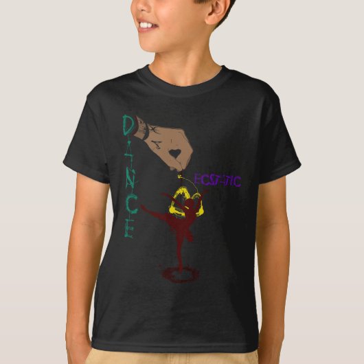 Ecstatic Dance Llerina Dancer In A Tutu Freestyle Tシャツ (正面)