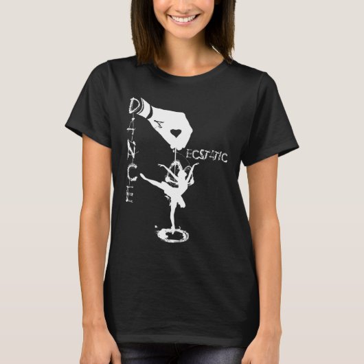 Ecstatic Dance Llerina Dancer In A Tutu Freestyle  Tシャツ (正面)