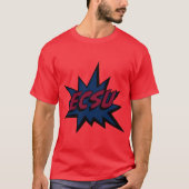 ECSU Eastern Connecticut State University 1 Tシャツ (正面)
