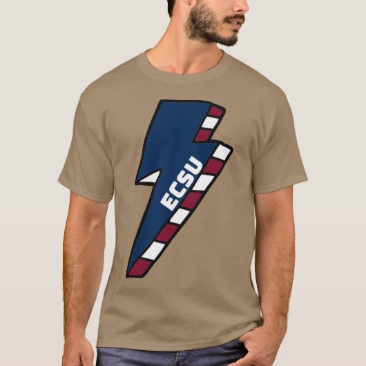 ECSU Eastern Connecticut State University Lightnin Tシャツ (正面)