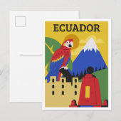 Ecuador a Colorful Travel ポストカード (正面/裏面)
