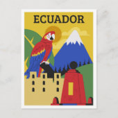 Ecuador a Colorful Travel ポストカード (正面)