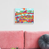 Ecuador Canvas Painting キャンバスプリント (インサイチュ (リビング))