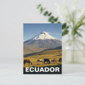 Ecuador Cotopaxi National Park travel ポストカード (スタンド正面)