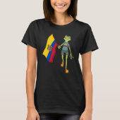 Ecuador Fan Frog Tシャツ (正面)