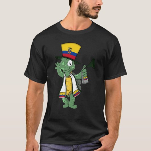 Ecuador Fan Tortoise Tシャツ (正面)