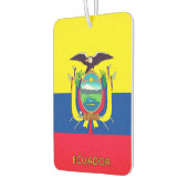 Ecuador Flag カーエアーフレッシュナー (左)
