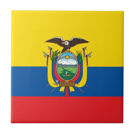 Ecuador Flag タイル (正面)