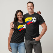 Ecuador Flag Soccer Ecuadorian Futbol Hispanic Roo Tシャツ (ユニセックス)
