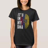 Ecuador It's In My DNA Ecuador Fingerprint Ecuador Tシャツ (正面)