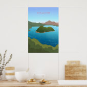 Ecuador Minimal Travel Poster ポスター (キッチン)