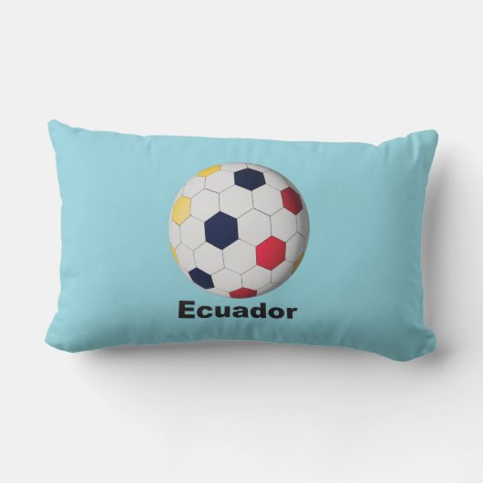 Ecuador Soccer ランバークッション (裏面)
