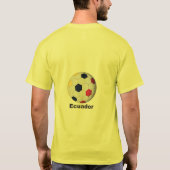 Ecuador Soccer Tシャツ (裏面)