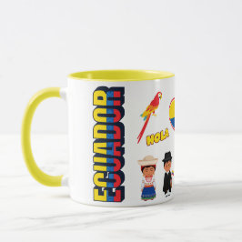 Ecuador Travel Mug Discove the Middle of the Wolrd マグカップ