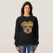 Ecuadorian Flag Norfolk Terrier Dog Ecuador Pocket スウェットシャツ (正面フル)