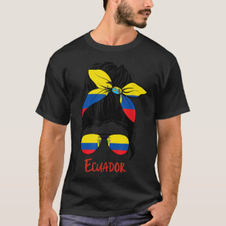 Ecuadorian Girl Ecuador girl Chica Ecuatoriana fla Tシャツ