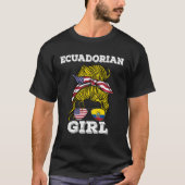 Ecuadorian Girl Ecuador Roots Tシャツ (正面)