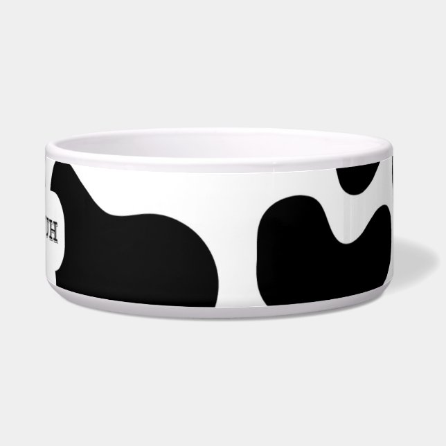 Écuelle Meuh Meuh pour animaux en céramique  ボウル (右)