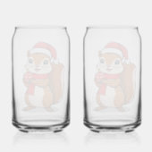 Écureuil de Noël Mignon ガラス缶 (裏面)